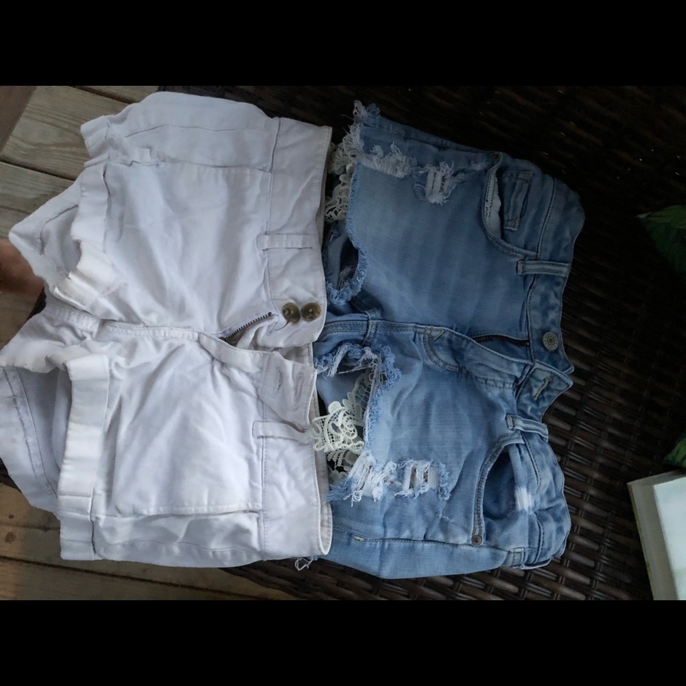 Size 2 distressed express shorts